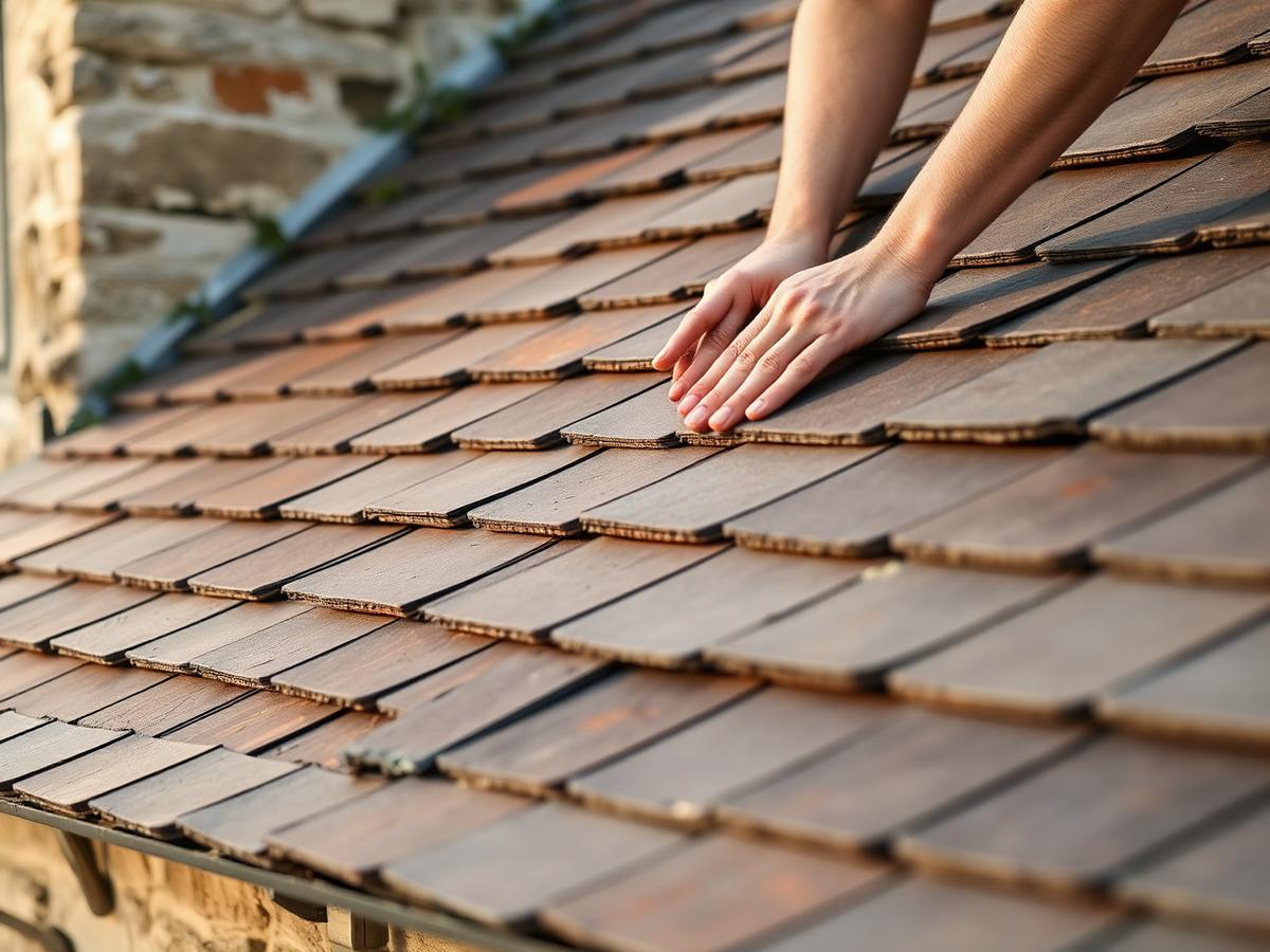 Rénovation de couverture en tuiles plates sur maison ancienne en Indre-et-Loire